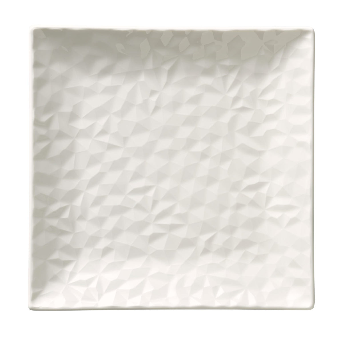 Reserve by Libbey Status Porcelain Plate, 1 1/8" High, White - 8 1/2"