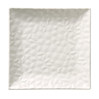 Reserve by Libbey Status Porcelain Plate, 1 1/8" High, White - 8 1/2"
