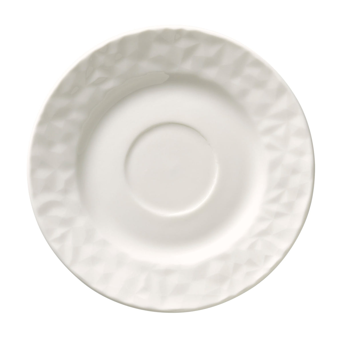 Reserve by Libbey 988001500 Status Porcelain Saucer, 6" Diameter, White, 36/Case - Default Title