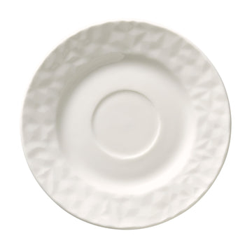 Reserve by Libbey 988001500 Status Porcelain Saucer, 6" Diameter, White, 36/Case - Default Title