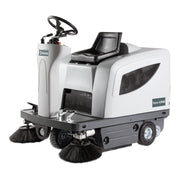Advance by Nilfisk Ride-On Sweeper, 18.5 gal., Gray - 312 AGM