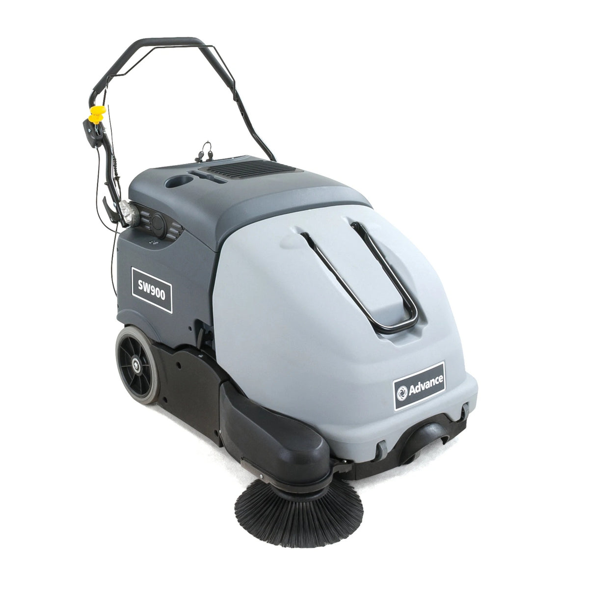 Advance by Nilfisk Walk Behind Sweeper, 15.9 gal., Gray - 242 Wet