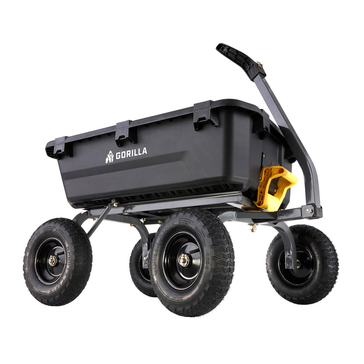 Gorilla GCG Cart, Black - 1,200 lb. 7 cu. ft.