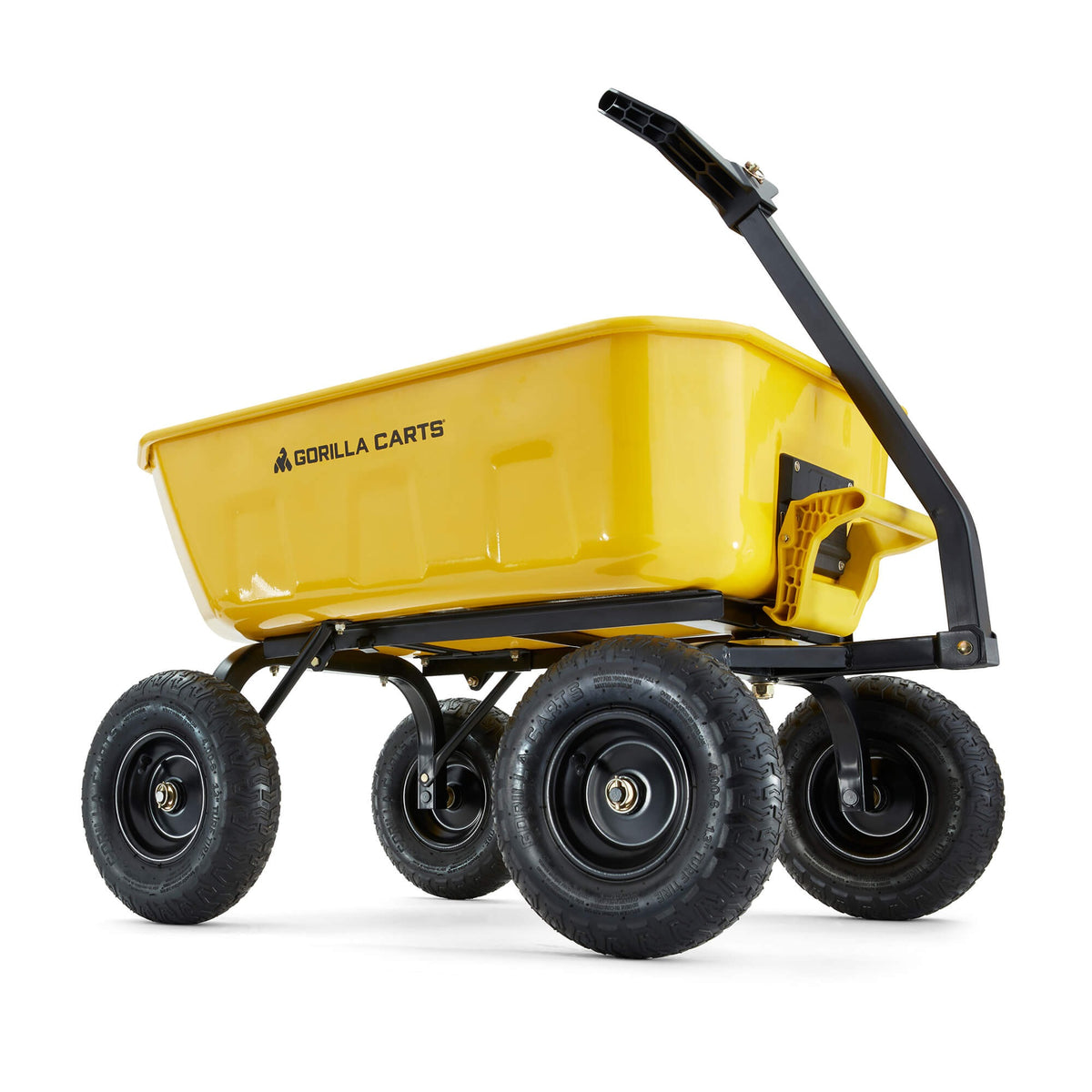 Gorilla GCSD-8 Steel Cart, 1,200 lb. 8 cu. ft., Yellow - Default Title