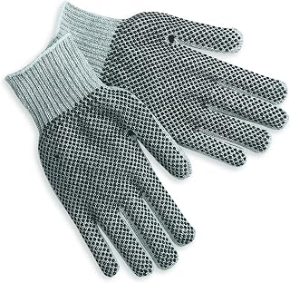 MCR Safety 9662LM Cotton Knit Gloves, Large, Gray, 1-Pair