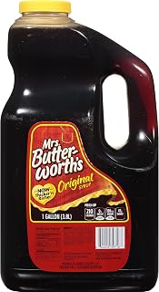 Mrs. Butterworth's Original Thick and Rich Pancake Syrup, Maple Flavored Syrup for Pancakes, Waffles and Breakfast Food, 248 Fl Oz Bottle