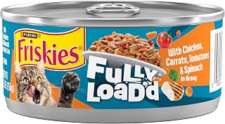 Friskies Purina Fully Load'd Wet Cat Food, Chicken, 24 Count, 5.5 oz