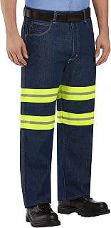 Red Kap Men's Enhanced Visibility Relaxed Fit Jean