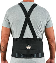 Ergodyne ProFlex 1400UN Back Support Belt, 8.75" Spandex, Universal Size, Fits Waist 28"-46 inches, Black