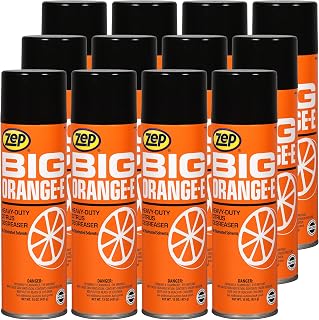 Zep Big Orange-E Heavy-Duty Citrus Degreaser Aerosol - 15 oz (Case of 12)
