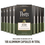 Espresso Capsules by Peet's Coffee – 10 Count (Pack of 10), Pack of 10