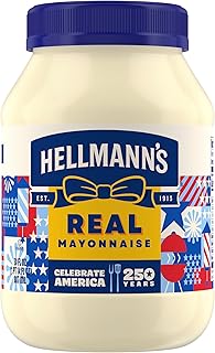 HELLMANN'S Real Mayonnaise 30oz, Mayo Jar, Sandwich Spread, Gluten Free 1PK