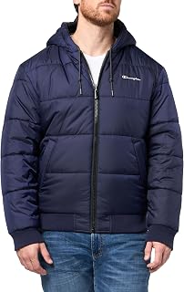 Champion Men's Reversible Puffer Jacket with Drawstring Hood