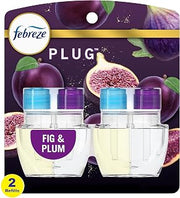 Febreze Odor-Fighting Fade Defy Plug Air Freshener Refill - Fig & Plum - 1.74 fl oz/2pk