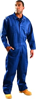 OccuNomix G909INB-5X Classic Indura® Flame Resistant Coverall HRC 2, 9 oz, Navy Blue, 5X-Large
