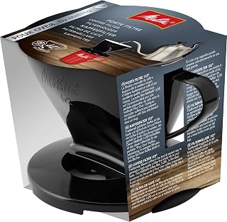 Melitta 217557 Coffee Holder for Filter Bags/Coffee Filter 1 x 2 Standard Plastic Black