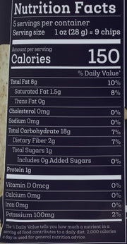 Siete No Salt / 5 Ounce (Pack of 1) / No Color Tortilla