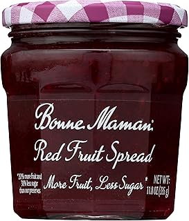 Bonne Maman Fruit Spread Red Fruits More Fruit Less Sugar, 11.8 Ounce