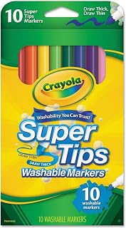 Crayola Super Tip Markers Washable 10 ea ( Pack of 9)