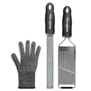 Gourmet Kitchen Grater by Microplane – 335x160x39mm, Stainless steel Plastic, Black, Model 36179E