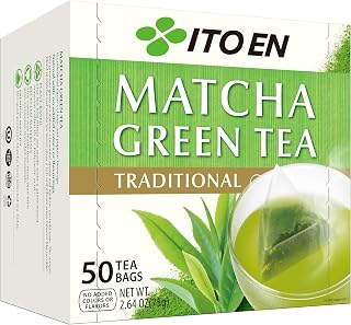 ITO EN Traditional Matcha Green Tea 50 Count Zero Calories, Caffeinated