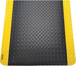 Global Industrial 24" W x 36L Diamond Plate Ergonomic Anti Fatigue Mat