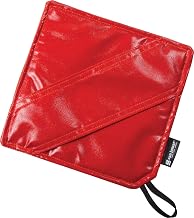 San Jamar EZKHP88 EZ-Kleen Hot Pad, Coated Poly-Cotton, Red, 8" X 8