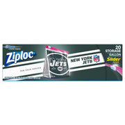 Ziploc New York Jets / 20 Count (Pack of 1) / 1.0 gallons Food Storage Bags