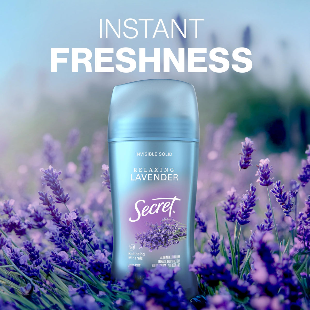 Secret Lavender / 2.6 Ounce (Pack of 6) / 6 Antiperspirant Deodorant