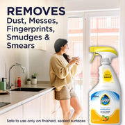 pH Balanced Multi Surface Cleaner Spray by Pledge – 25 Fl Oz (Pack of 3), 3 Pack, Pack of 3, Model 343457