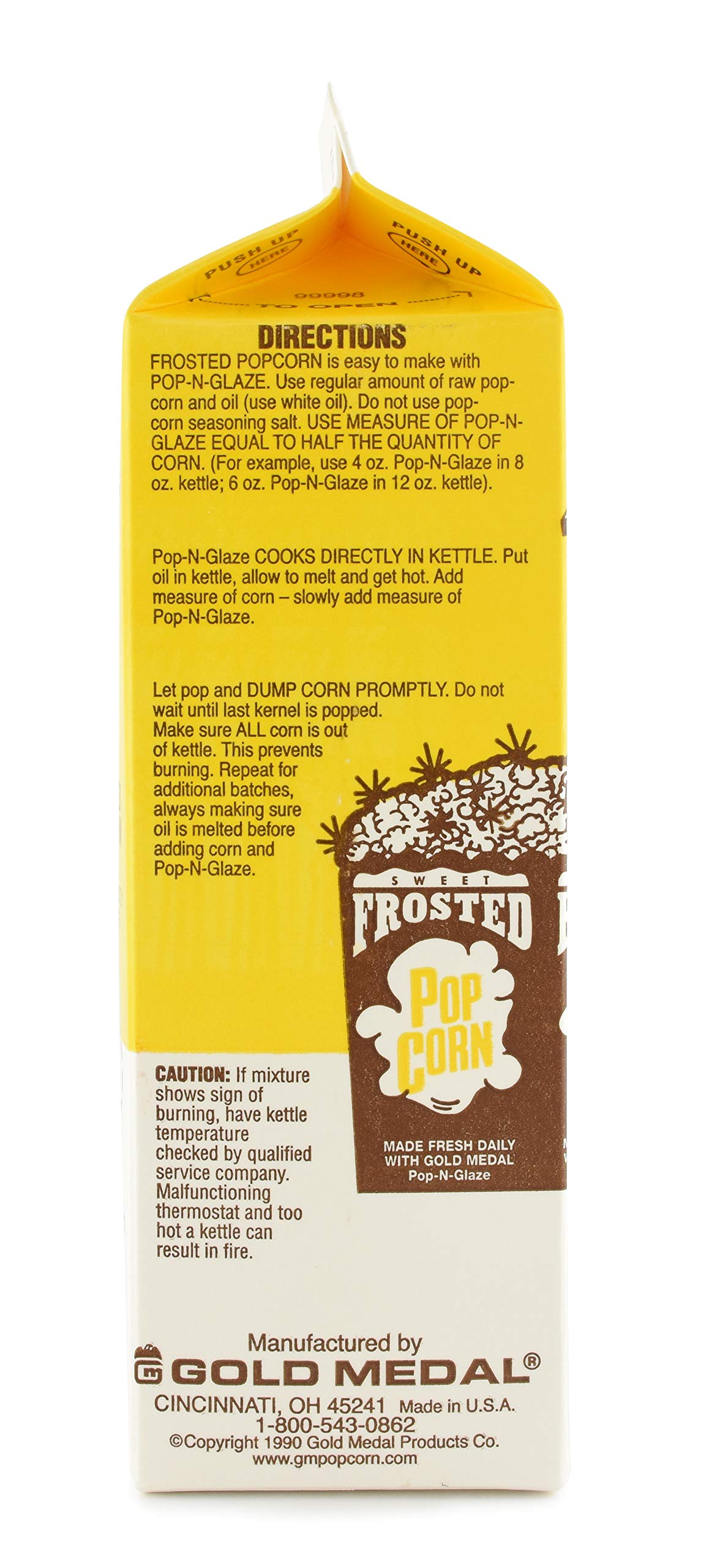 2538 28 oz Pop 'N Glaze Pop by Gold Medal – 28 Ounce (Pack of 1), Gold, Model 92538CT