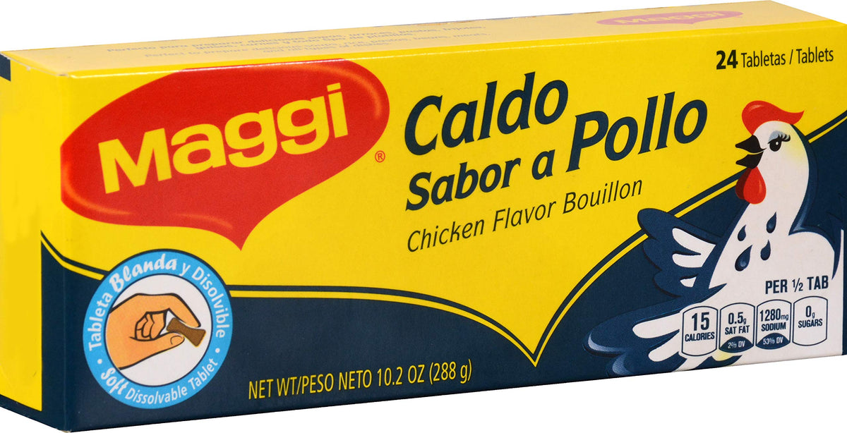 Chicken Flavor Bouillon Tablets by Maggi – 10.2 Ounce (Pack of 1), Model 5498