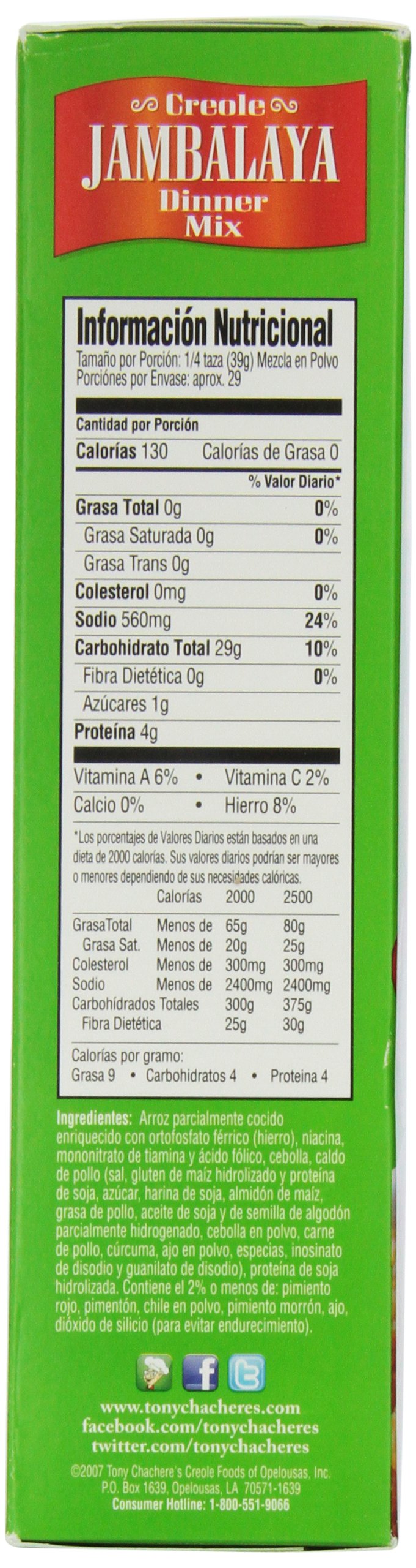 Tony Chachere Mix by Tony Chachere's – 40 Ounce (Pack of 8), Pack of 8