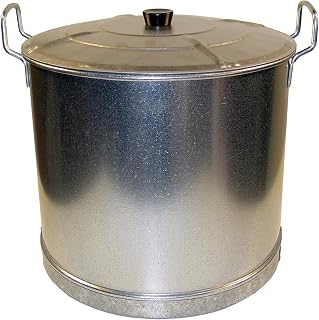 Imex El Zorro 10249 Straight Bucket with Two Handles and Lid 18 Inches Diameter 45 x 40 cm