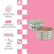 THE LICKER STORE Green / 12" / Modern;Mid-Century;Classic;Transitional;Traditional;Cottage;Casual Scratching Pads