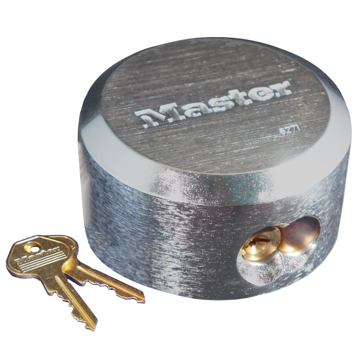 Master Hidden Shackle Lock - N. Bump Proof Technology by Master Lock – Alloy Steel, Silver, Model 6271N