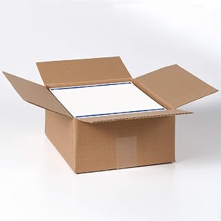 Avery Printable Shipping Labels with Sure Feed, 2" x 4" Customizable Stickers, White, 5,000 Blank Mailing Labels for Laser Printers (95910)