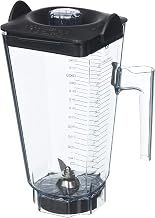 Vitamix 15504 Commercial NSF Wet Blade and Lid Vita Mix Standard Stackable Container, 48 oz., Clear