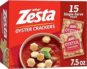 Zesta Oyster Crackers, Soup Crackers, Single Serve, Original, 7.5oz Box (15 Packs)