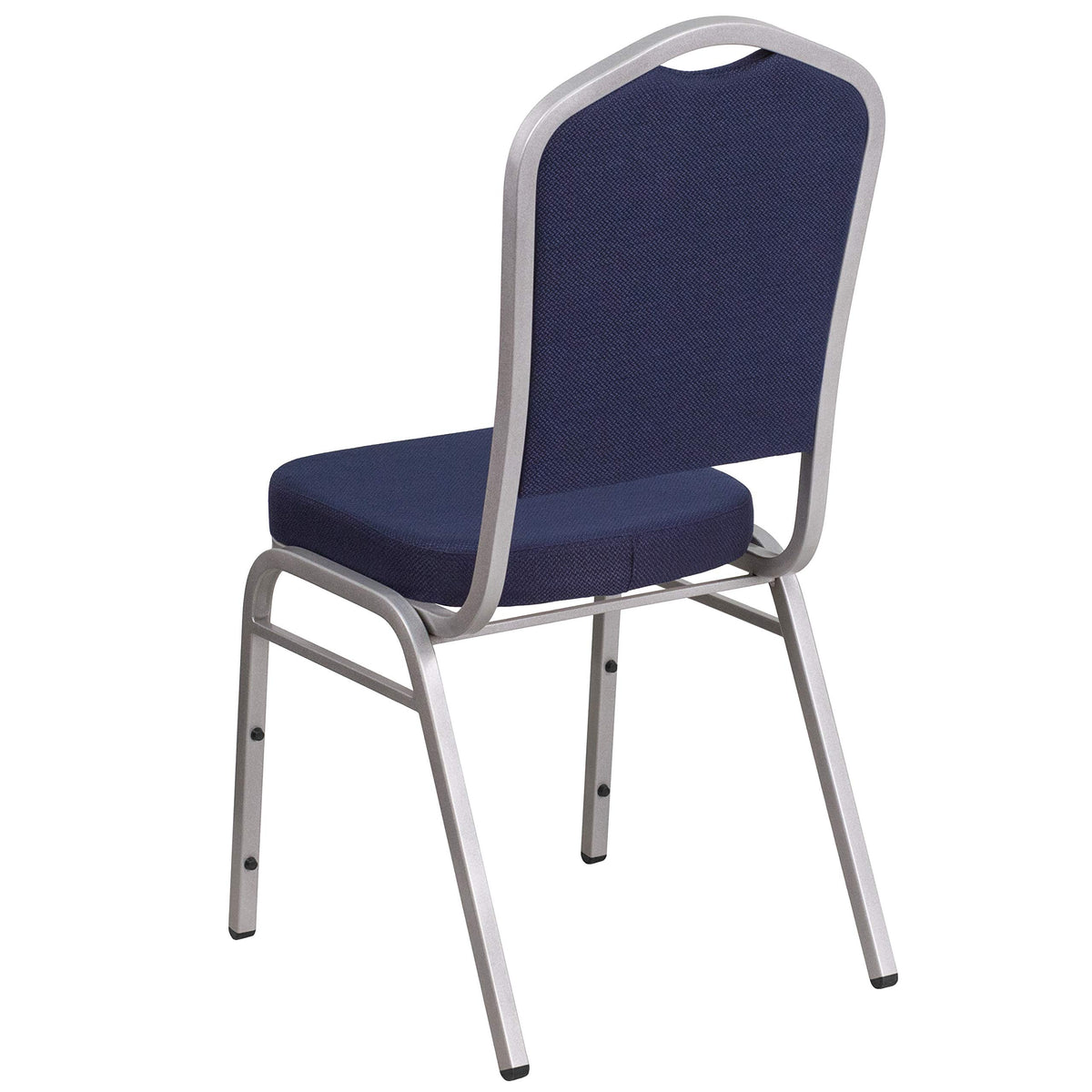 Hercules Crown Back Stackable Banquet Chair by Flash Furniture – Set of 4, Terylene, Oriented Strand Board, Plastic, Foam, Metal, Fabric, Model 4-FD-C01-S-2-GG