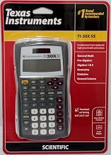 Texas Instruments TI-30X IIS 2-Line Scientific Calculator, Grey
