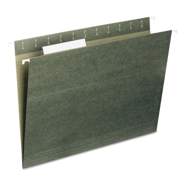 Hanging File Folder with Tab by SMEAD – 25 Count (Pack of 1), Paper, Green, Model 64035