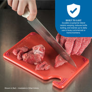 San Jamar Red / 1 / 9"L x 6"W Cutting Boards
