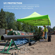 Pop Up Canopy Tent by Ergodyne – Single, Polyester, Lime, Model 12915