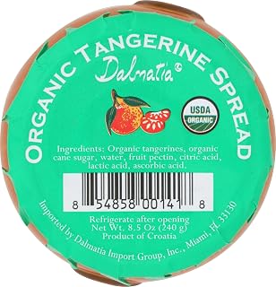Dalmatia Imports Organic Tangerine Spread, 8.5 Oz