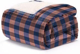 Sunbeam Heated Throw Blanket Flannel Sherpa Reverse 4 Heat Pink Plaid 50x60