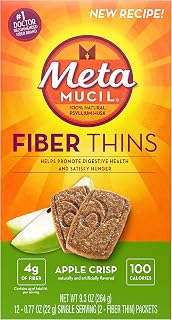 Metamucil Meta Multi-grain Fiber Wafers by Meta Apple Crisp 24 count (Pack of 3) (OLD)