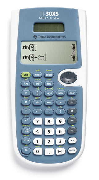 TI 30 XS MultiView Pocket Scientific Calculator by Texas Instruments – Small, Plastic, Green, Model TI-30XSMV
