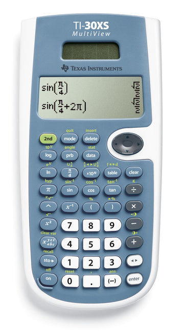 TI 30 XS MultiView Pocket Scientific Calculator by Texas Instruments – Small, Plastic, Green, Model TI-30XSMV