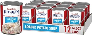 Campbell's Kitchen Classics Loaded Potato Soup, 14.5 OZ Can (12 Pack)